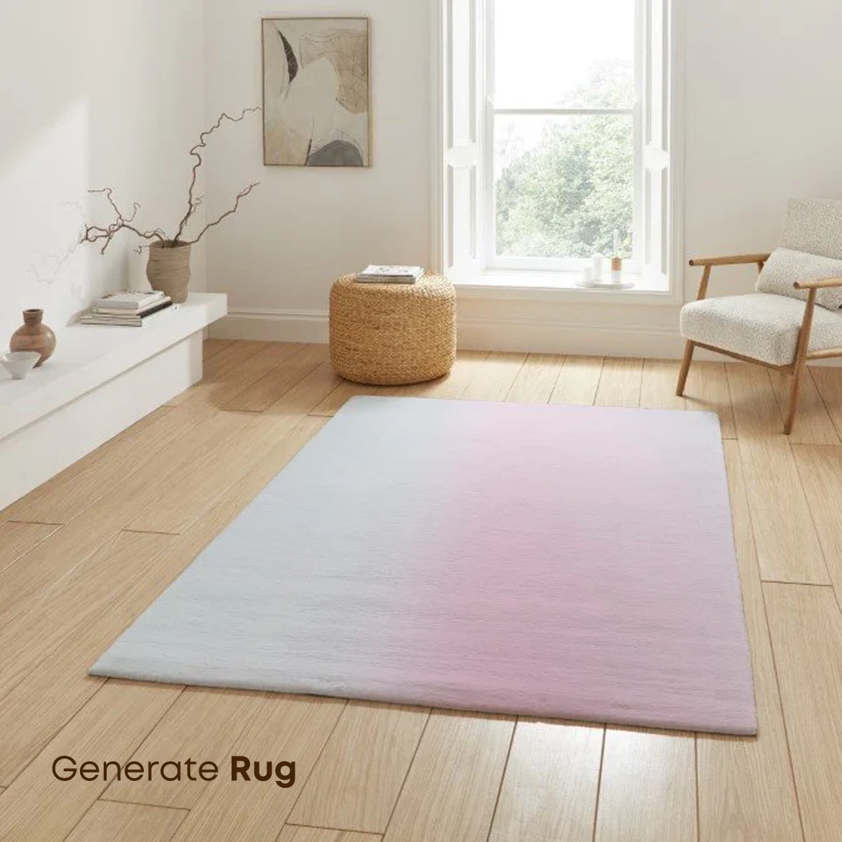 Gradient Dawn: Ethereal Pink and White Harmony - Image 6