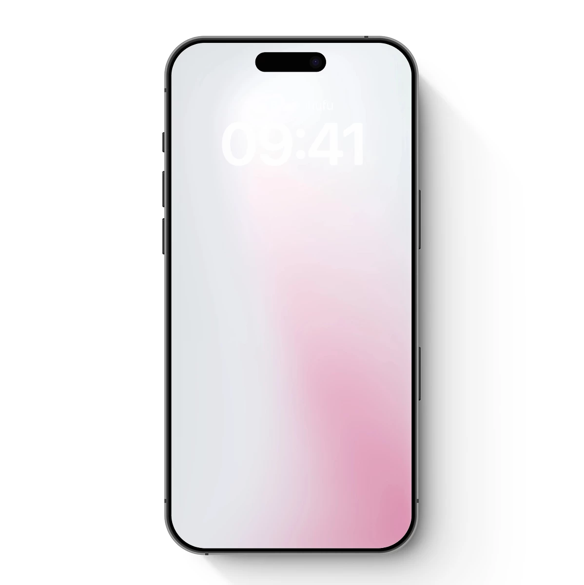 Gradient Dawn: Ethereal Pink and White Harmony