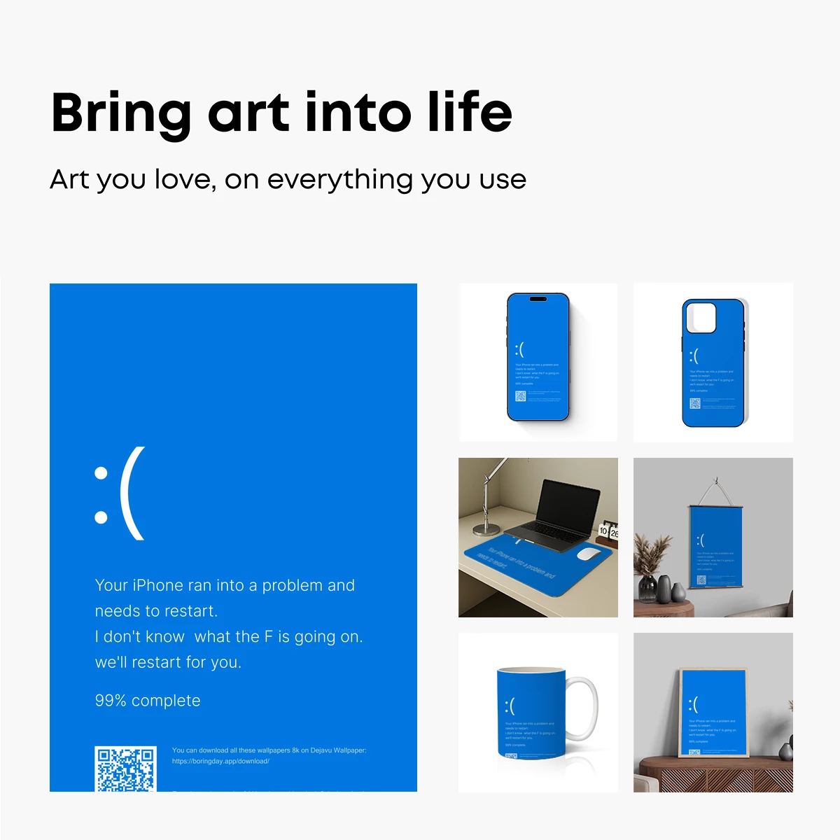 Blue Screen of Humor: Tech Woes Meet Witty Design - Image 2