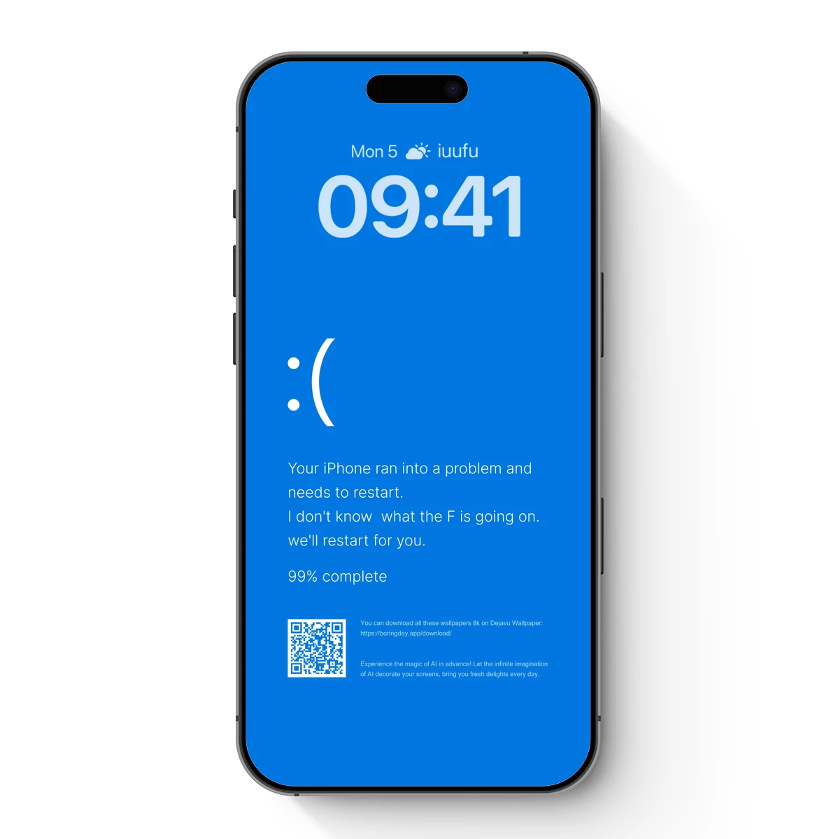 Blue Screen of Humor: Tech Woes Meet Witty Design