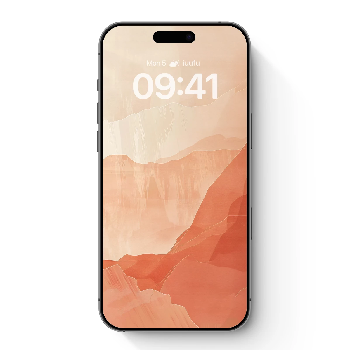 Desert Dawn Odyssey: Abstract Terracotta Layers