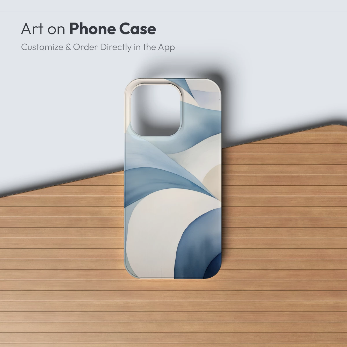 Ethereal Blue Waves: A Modern Abstract Symphony - Image 3