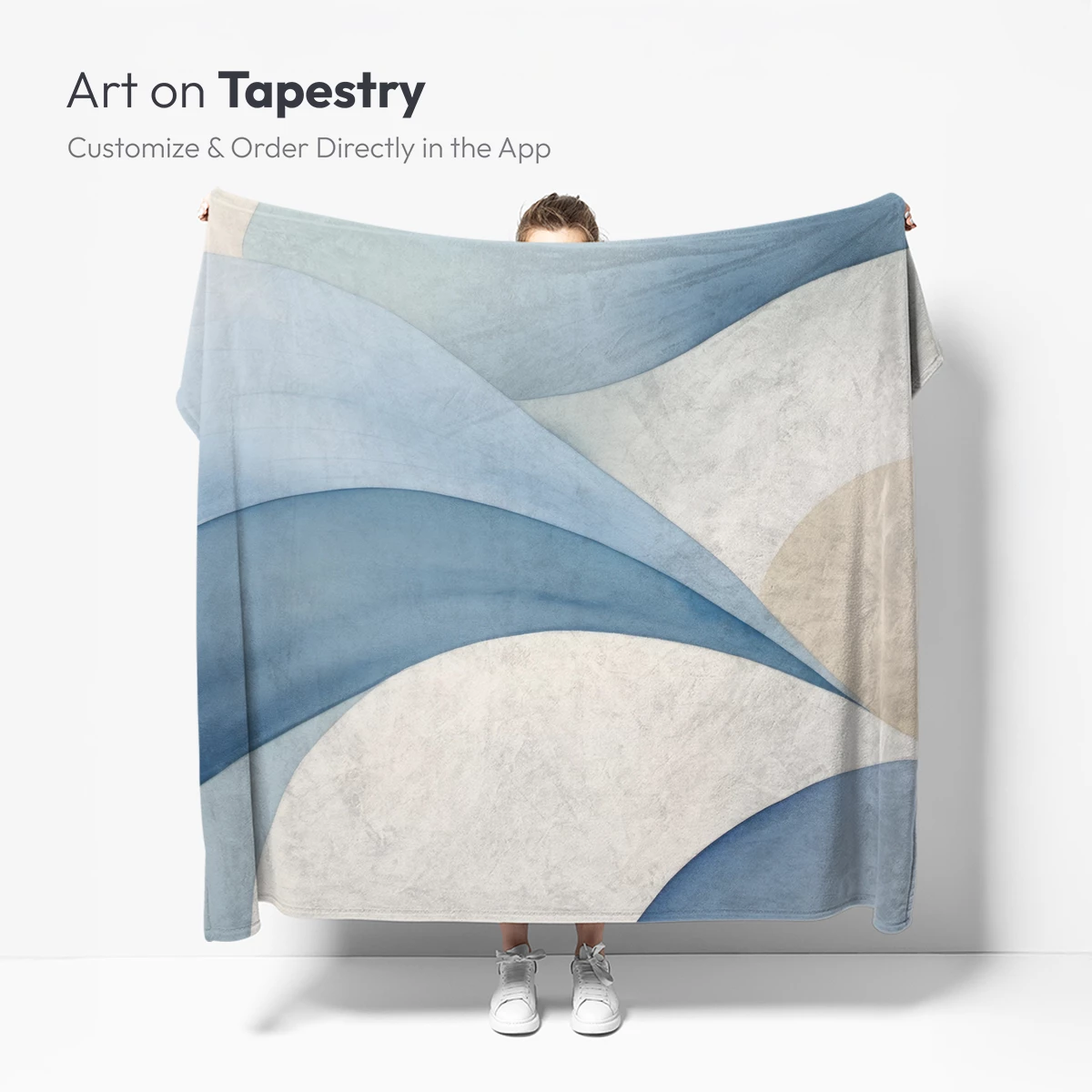 Ethereal Blue Waves: A Modern Abstract Symphony - Image 5