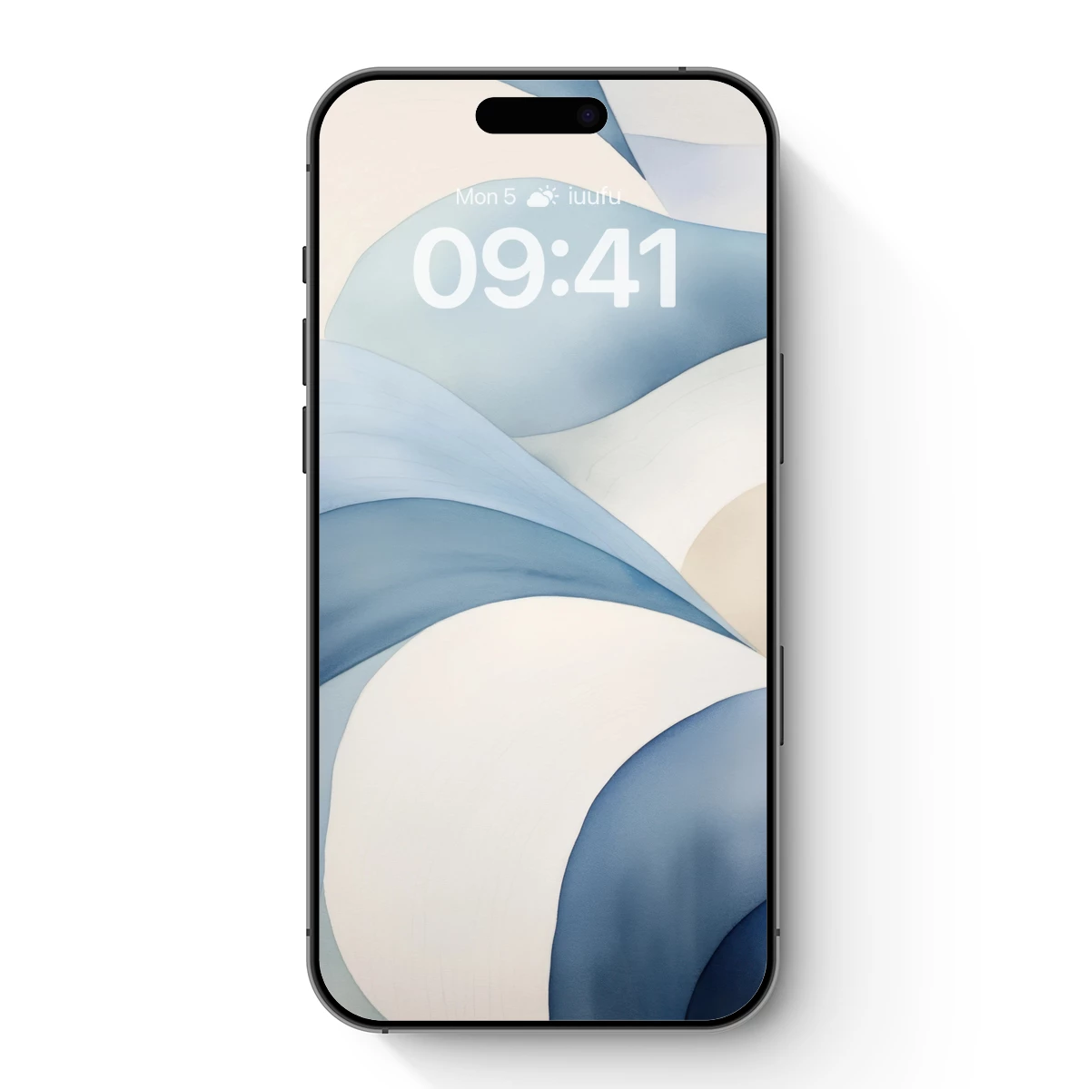 Ethereal Blue Waves: A Modern Abstract Symphony