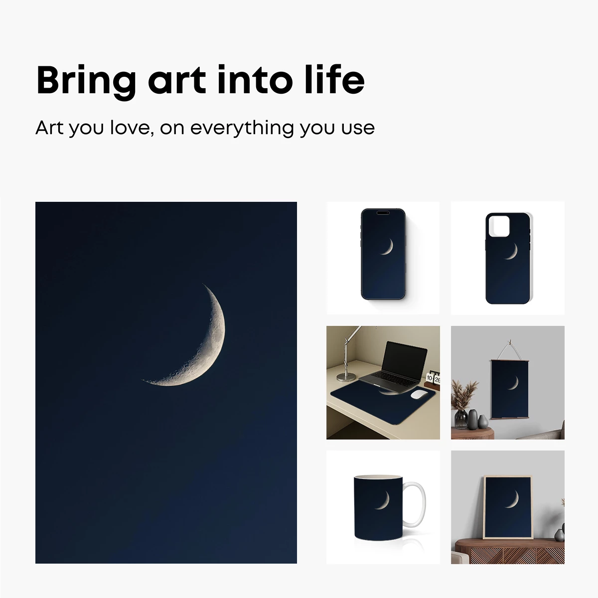 Crescent Moon's Solitary Dance - Image 2