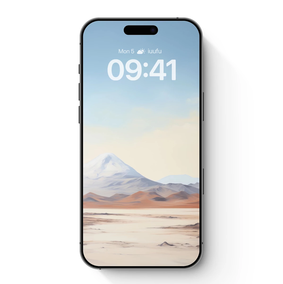 Desert Dawn Over Snow-Capped Peaks