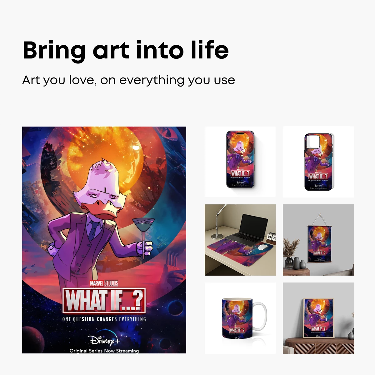 Dapper Duck in Cosmic Chaos: Marvel's What If...? Art - Image 2