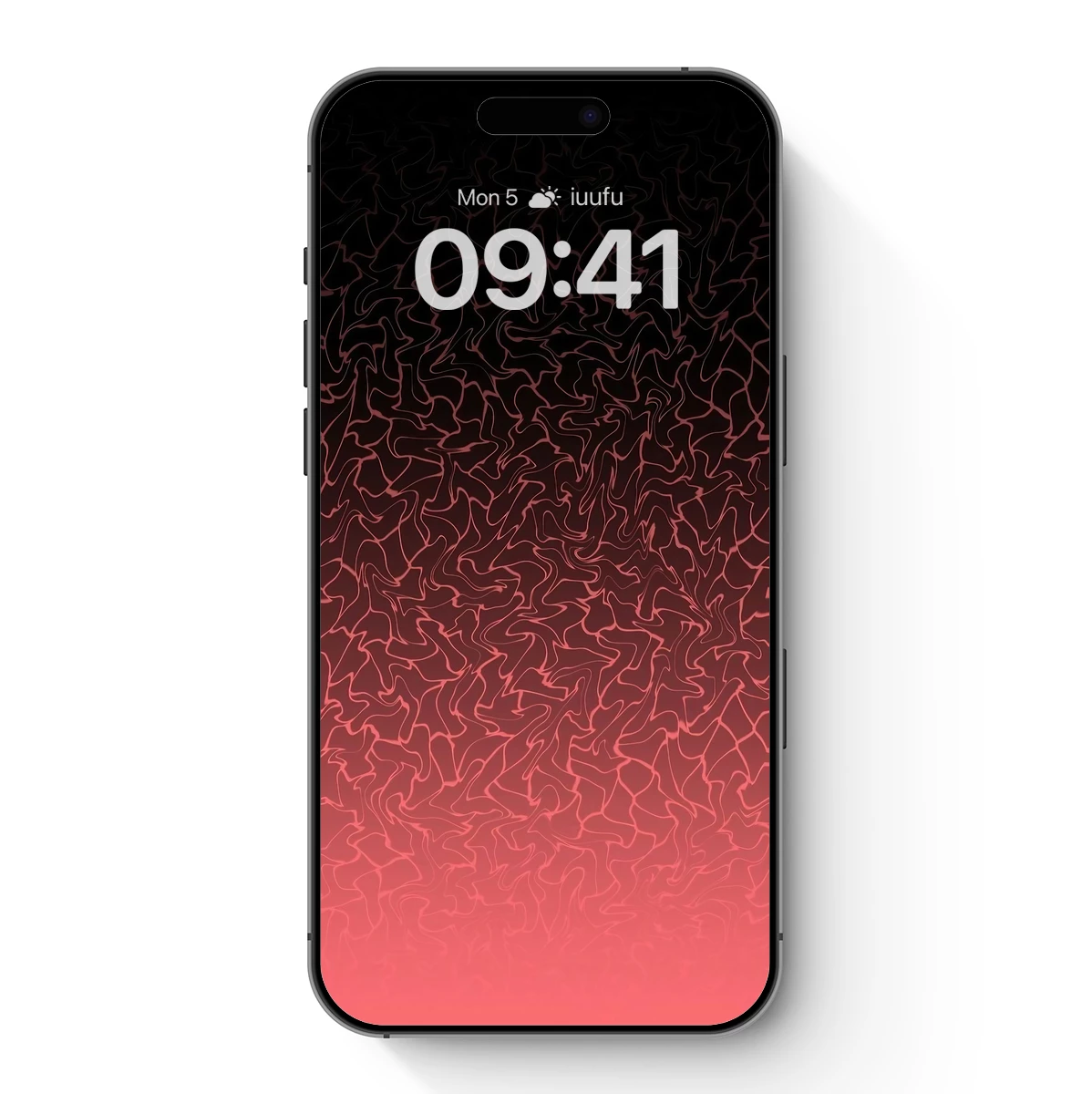 Crimson Waves: Abstract Fluid Art