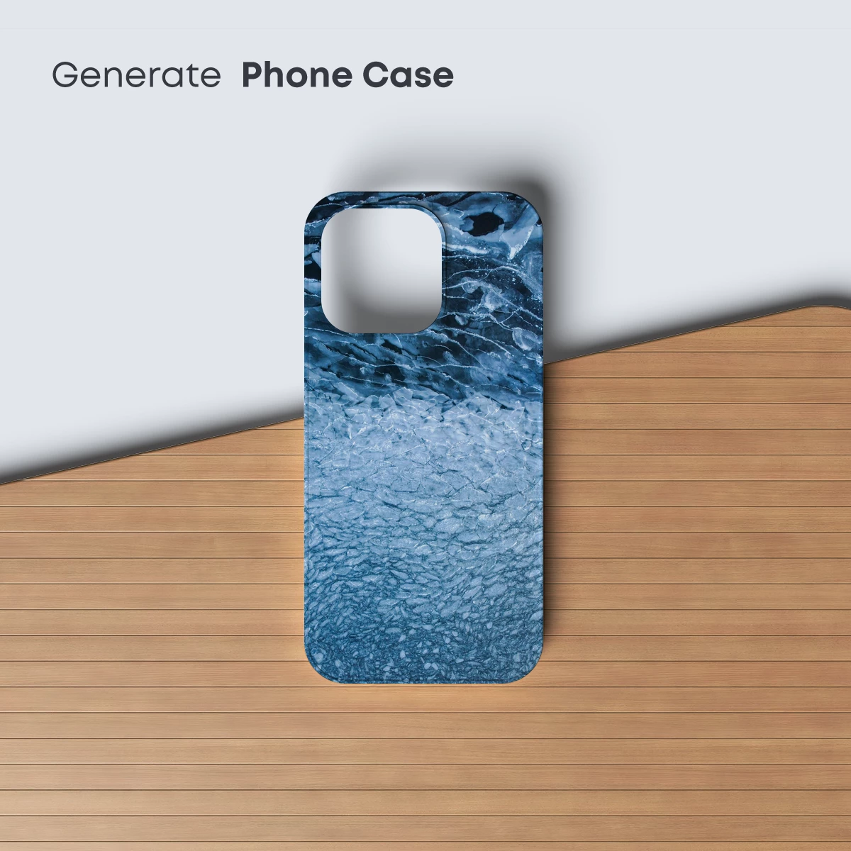 Frozen Symphony: Ice Textures in Blue - Image 3