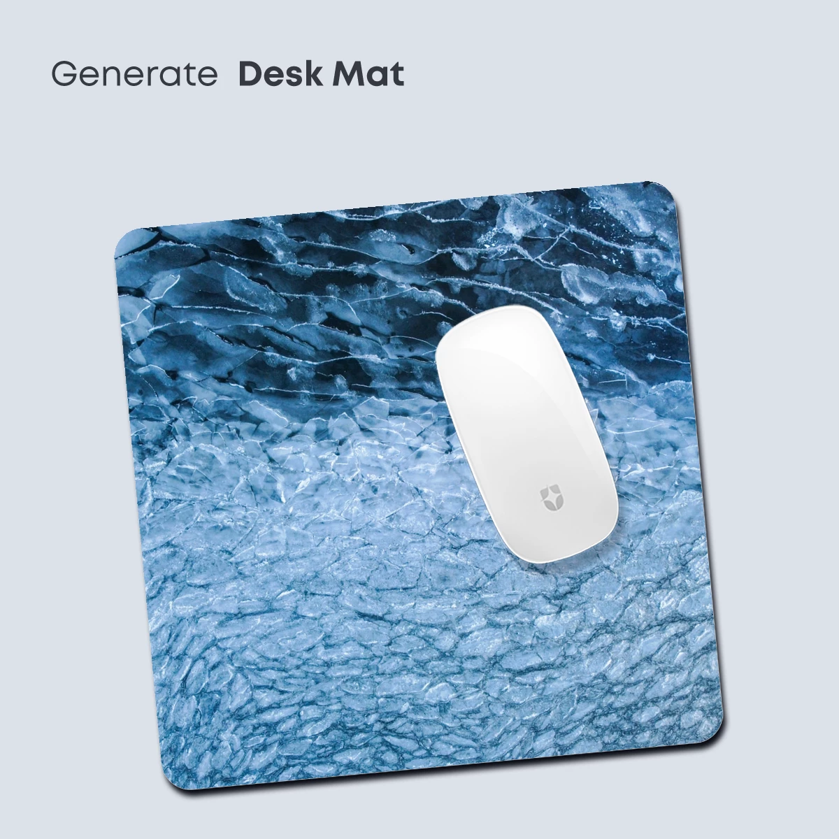 Frozen Symphony: Ice Textures in Blue - Image 4