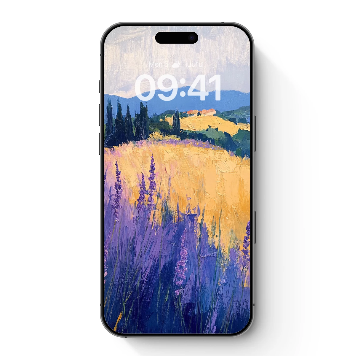 Lavender Fields at Dusk: Impressionist Landscape