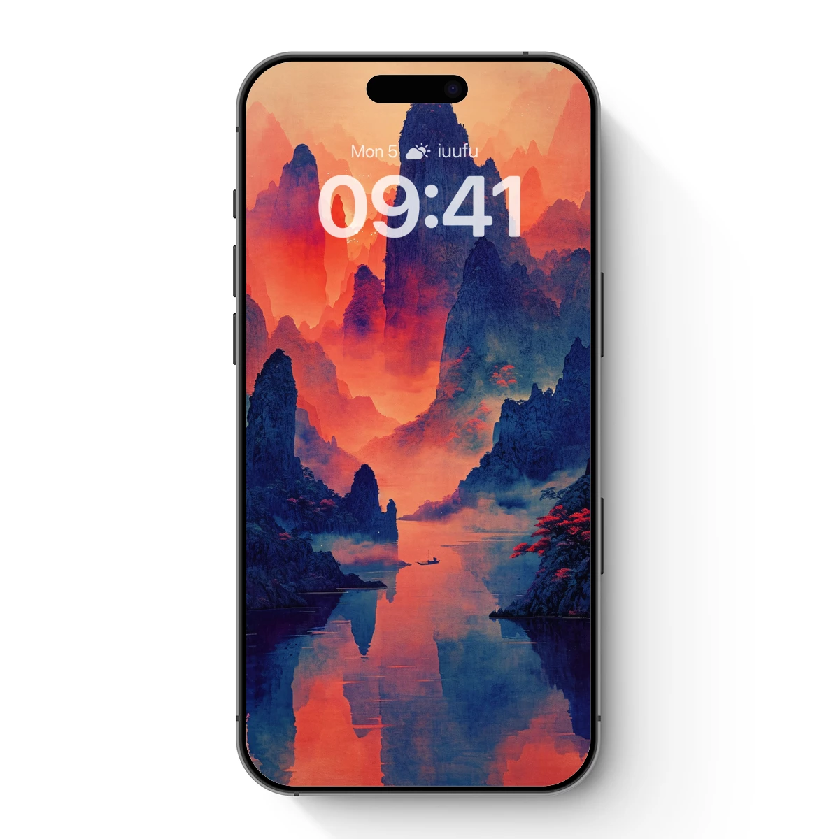 Crimson Peaks at Dusk: A Mystical Landscape Crimson Peaks at Dusk: A Mystical Landscape