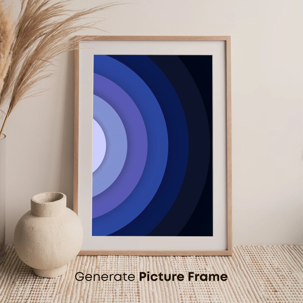 Ethereal Blue Circles: A Spiral Odyssey - Image 7