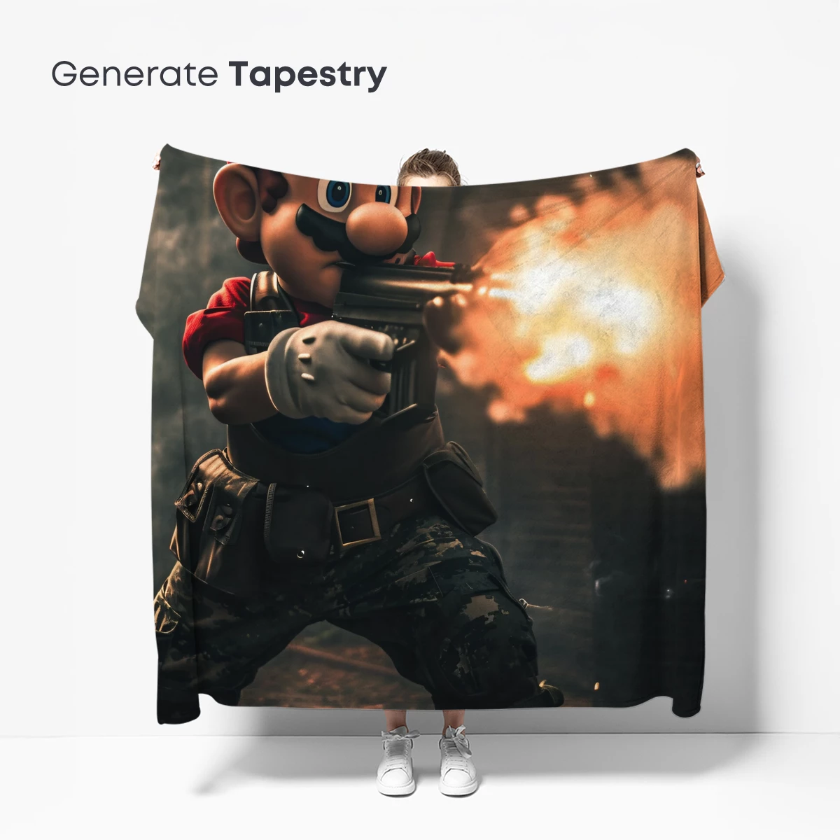 Mario's Tactical Odyssey: A Pixel Warrior's Urban Clash - Image 5