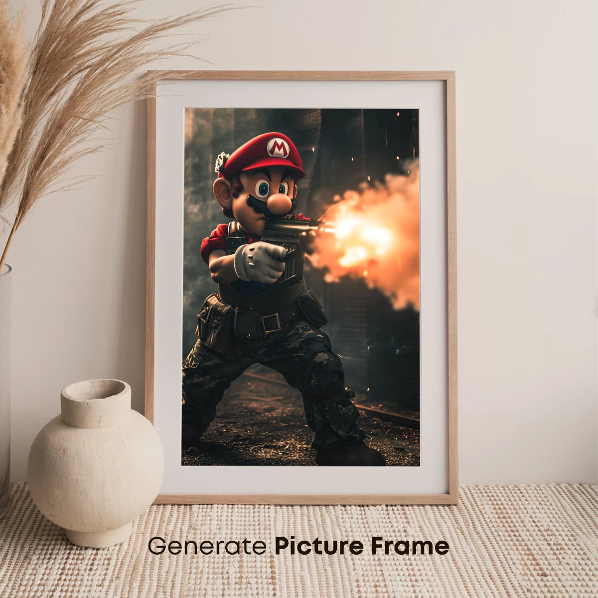 Mario's Tactical Odyssey: A Pixel Warrior's Urban Clash - Image 7