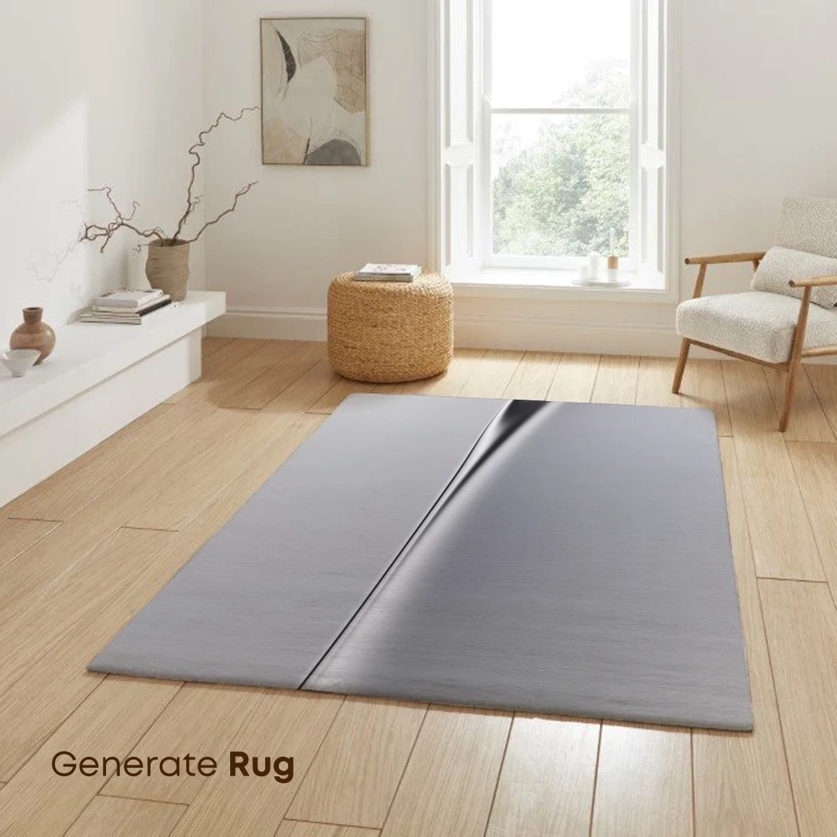 Elegant Silver Flow: Abstract Minimalism - Image 6