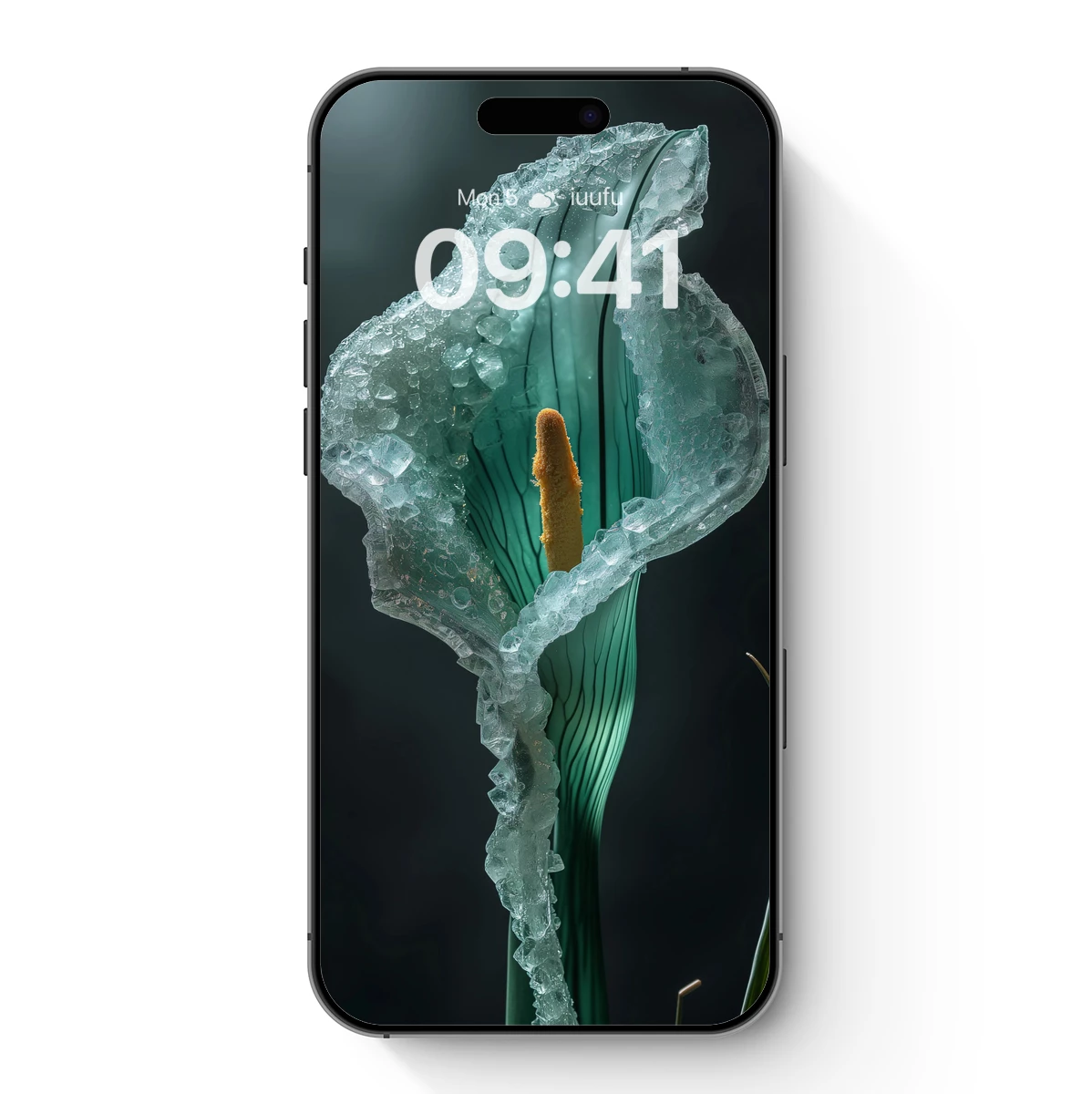 Crystal Calla Lily: Frozen Elegance in Bloom