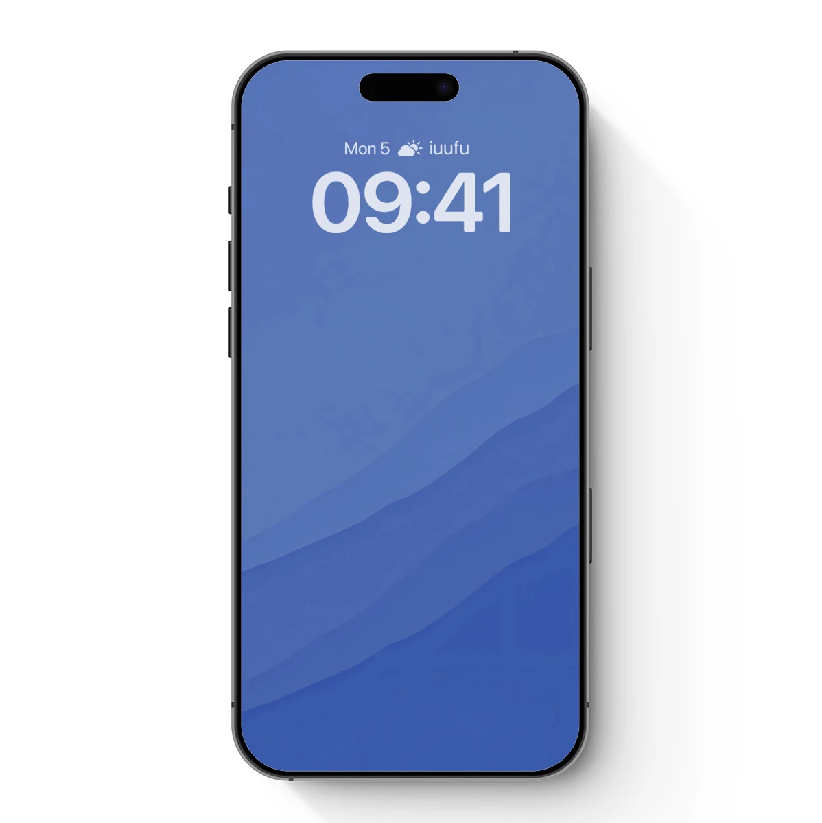 Blue Horizon Layers: A Minimalist Mountain Symphony