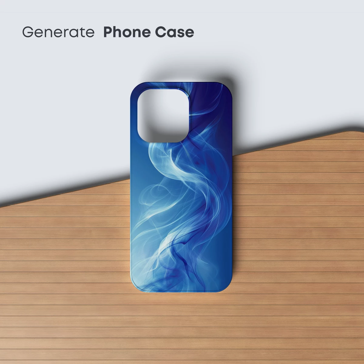 Ethereal Blue Whispers: Abstract Smoke Art - Image 3