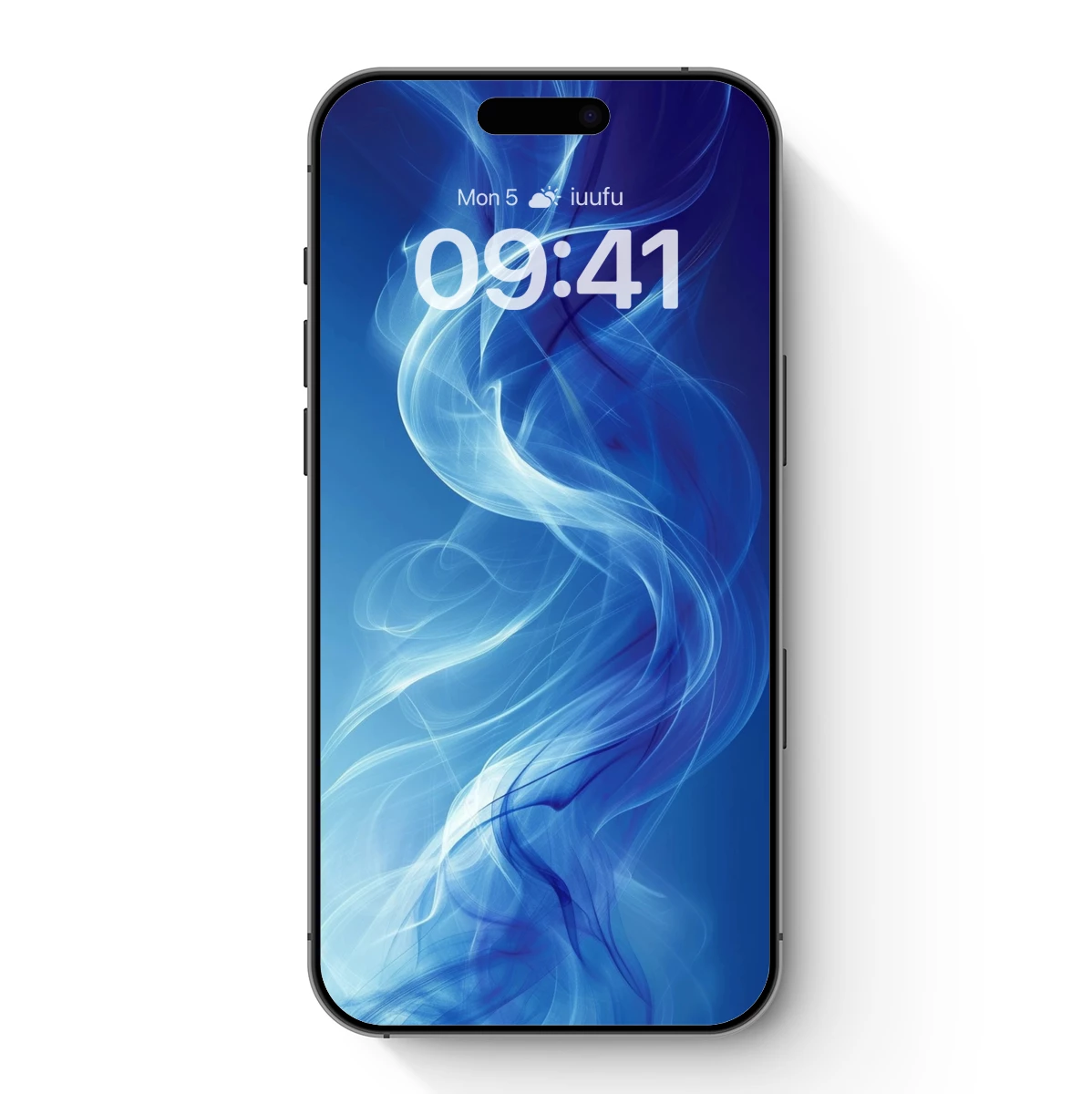 Ethereal Blue Whispers: Abstract Smoke Art