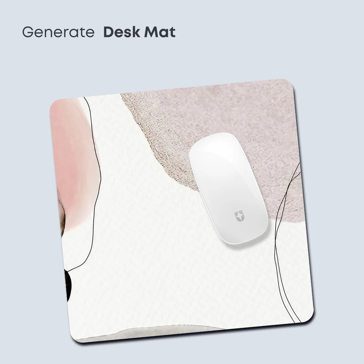 Abstract Watercolor Harmony: Soft Circles and Lines - Image 4