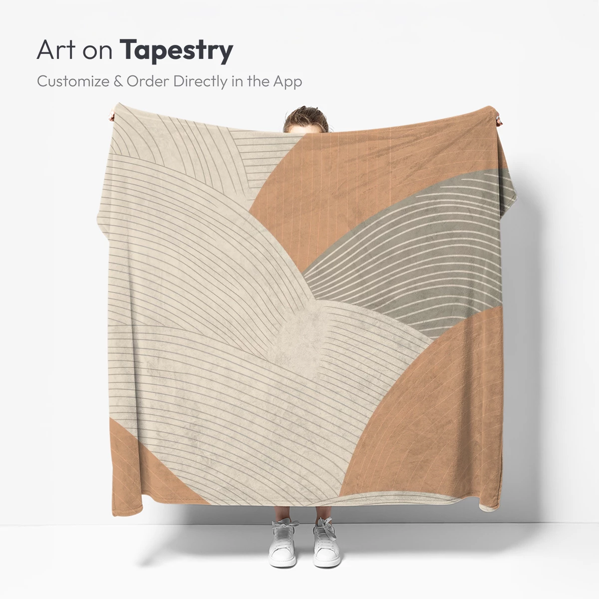 Abstract Waves in Neutral Tones - Image 5