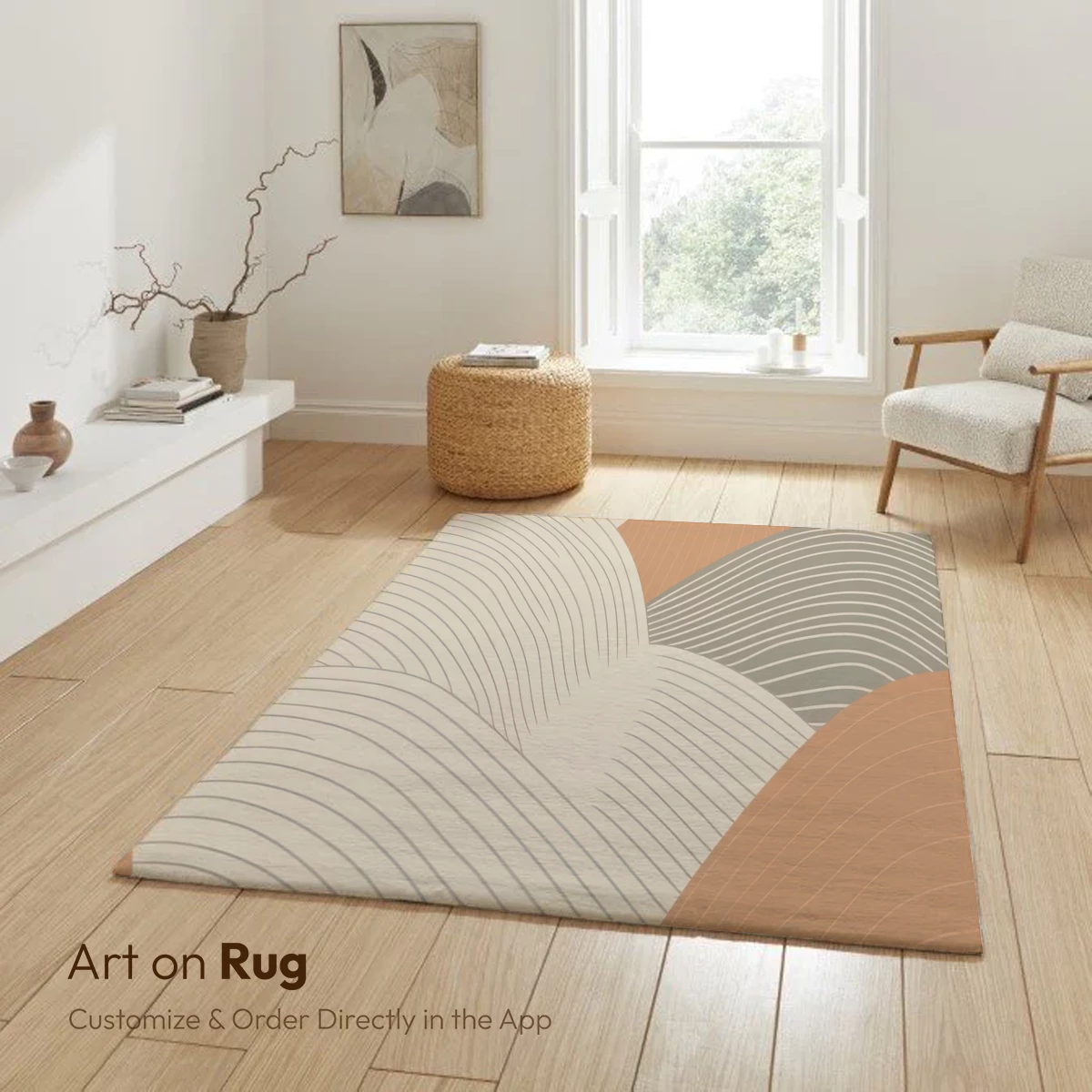 Abstract Waves in Neutral Tones - Image 6