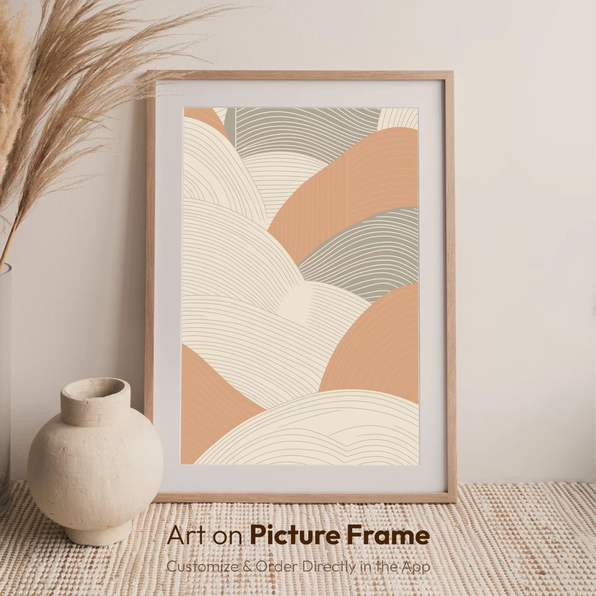 Abstract Waves in Neutral Tones - Image 7