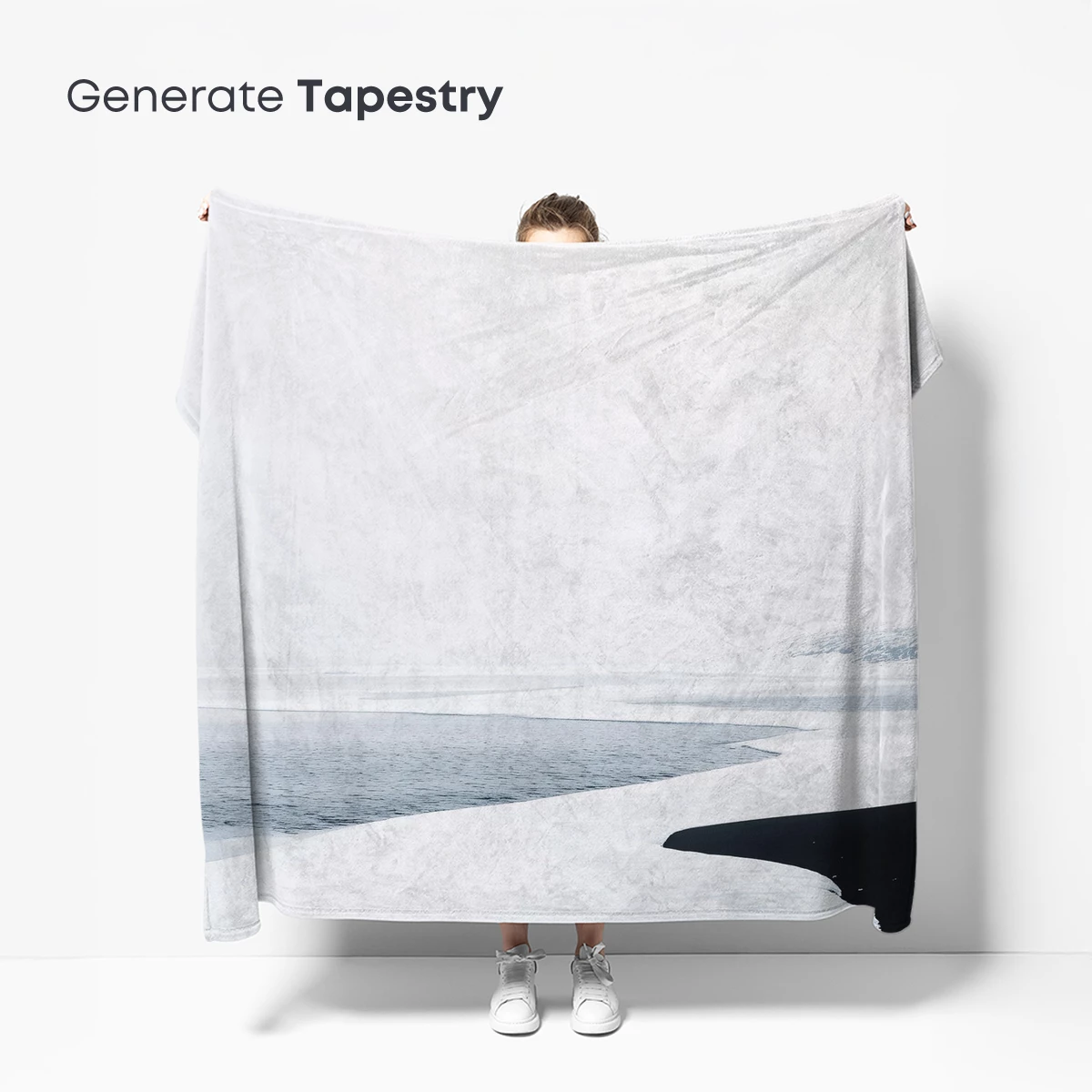 Eternal Snow and Shadow: Black Sand Serenity - Image 5