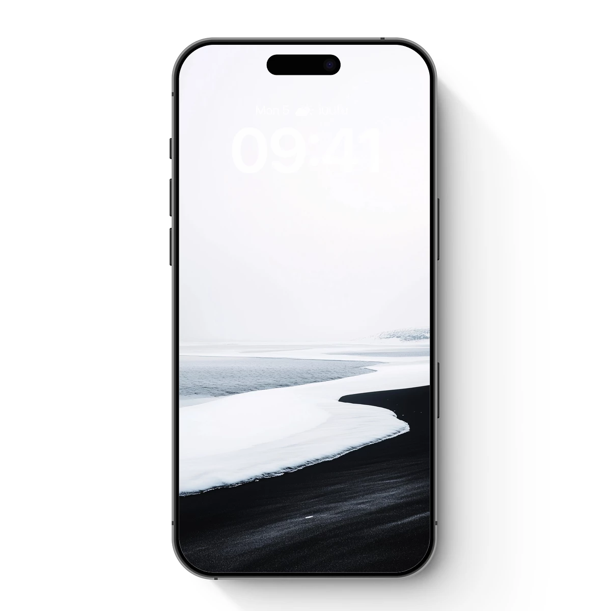 Eternal Snow and Shadow: Black Sand Serenity