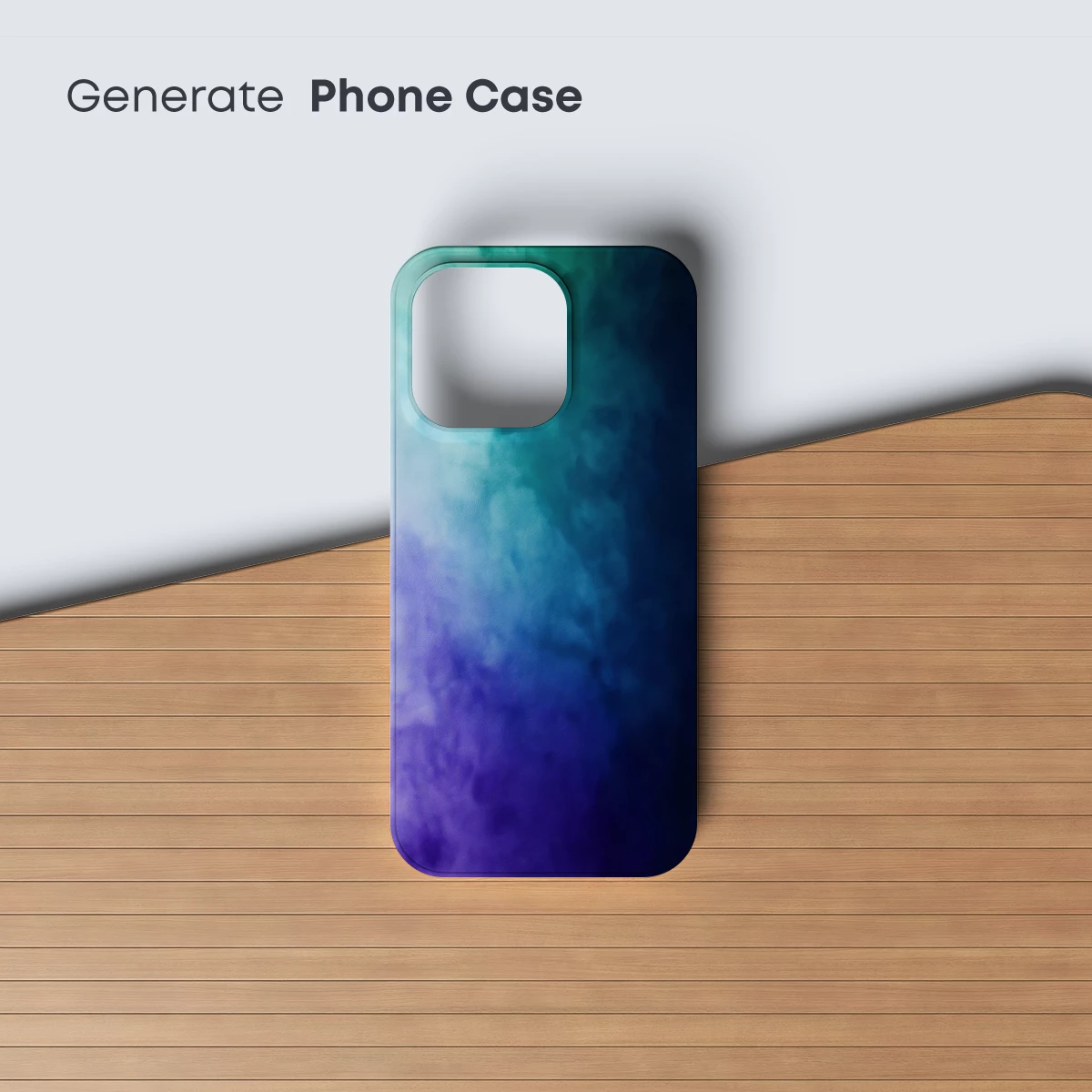 Abyssal Nebula: Ethereal Smoke in Teal and Violet - Image 3