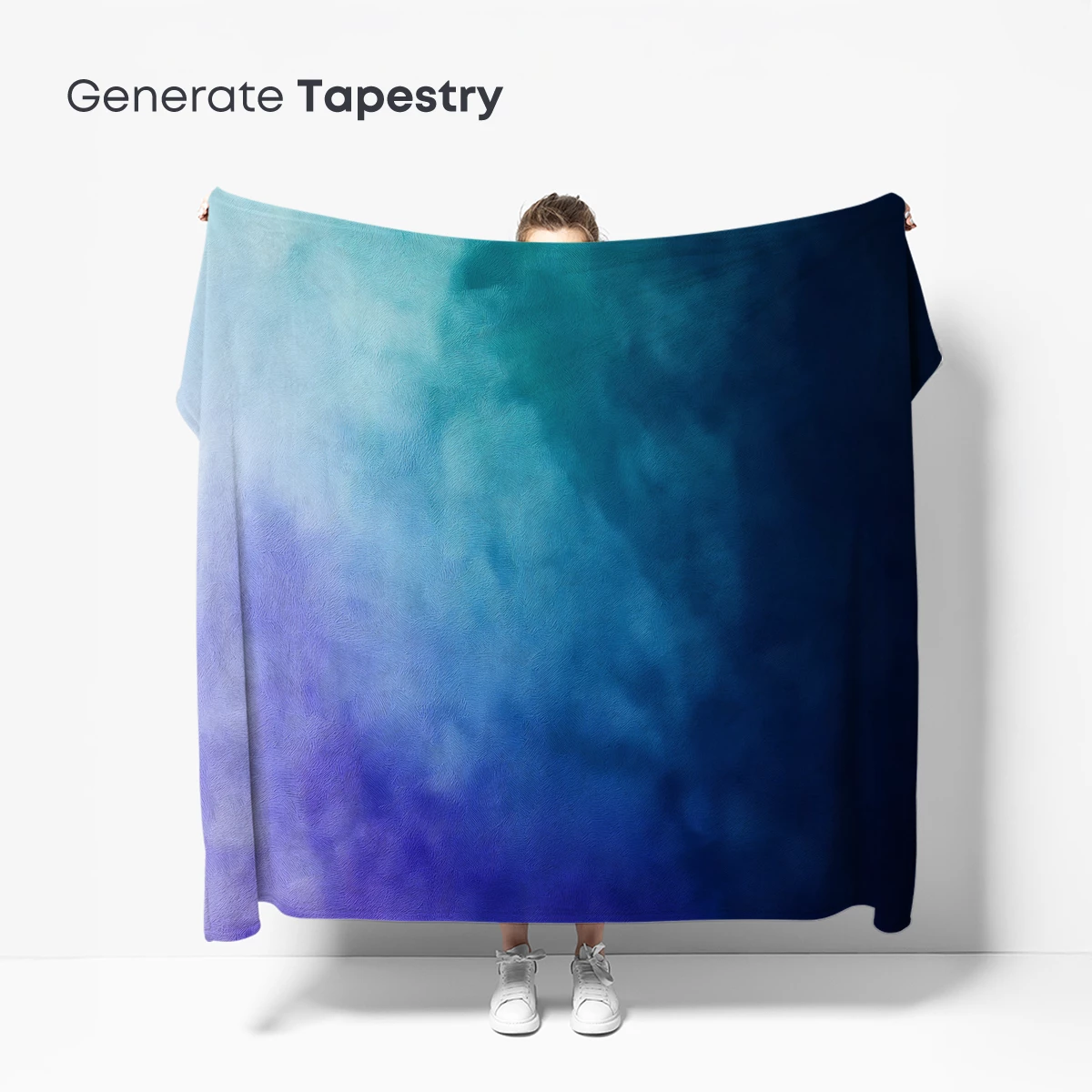 Abyssal Nebula: Ethereal Smoke in Teal and Violet - Image 5