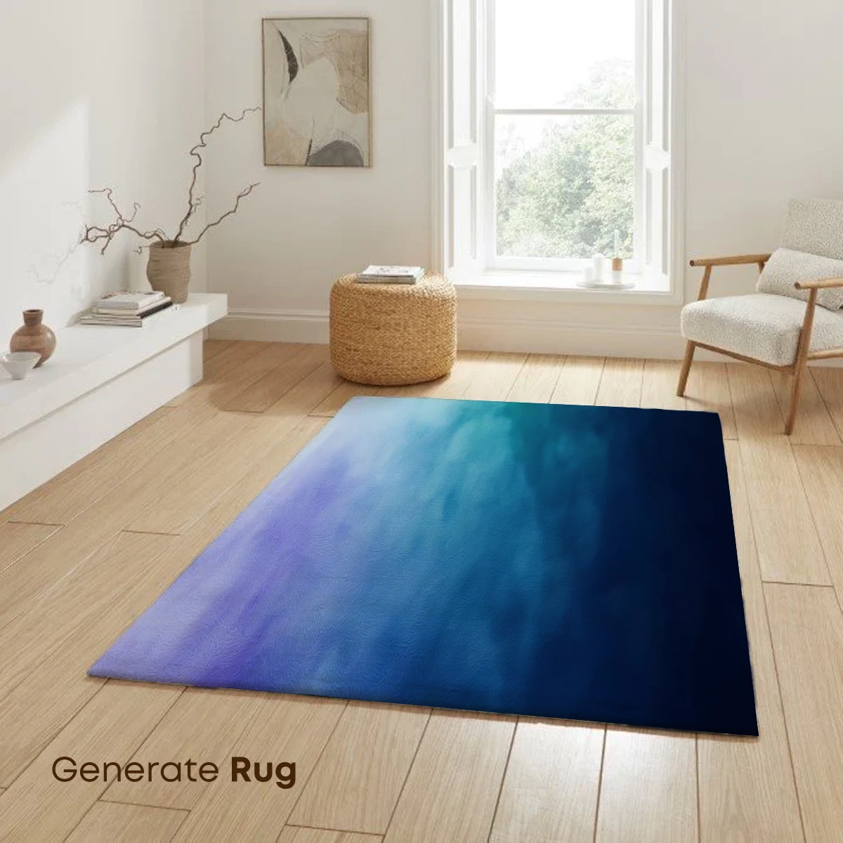 Abyssal Nebula: Ethereal Smoke in Teal and Violet - Image 6