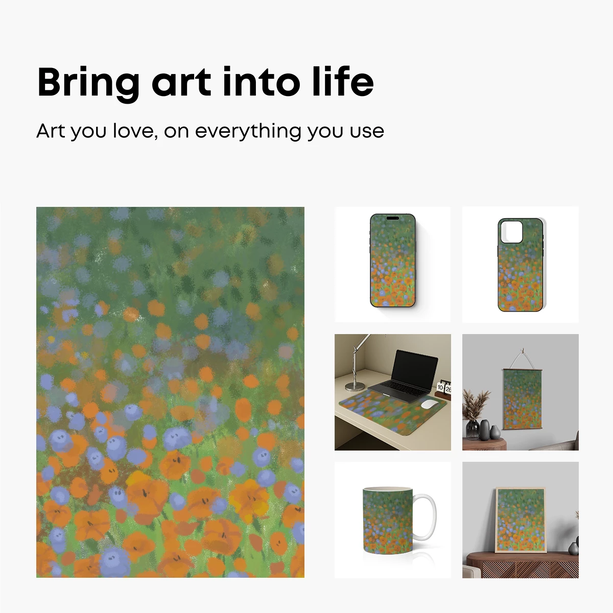 Impressionist Floral Symphony - Image 2