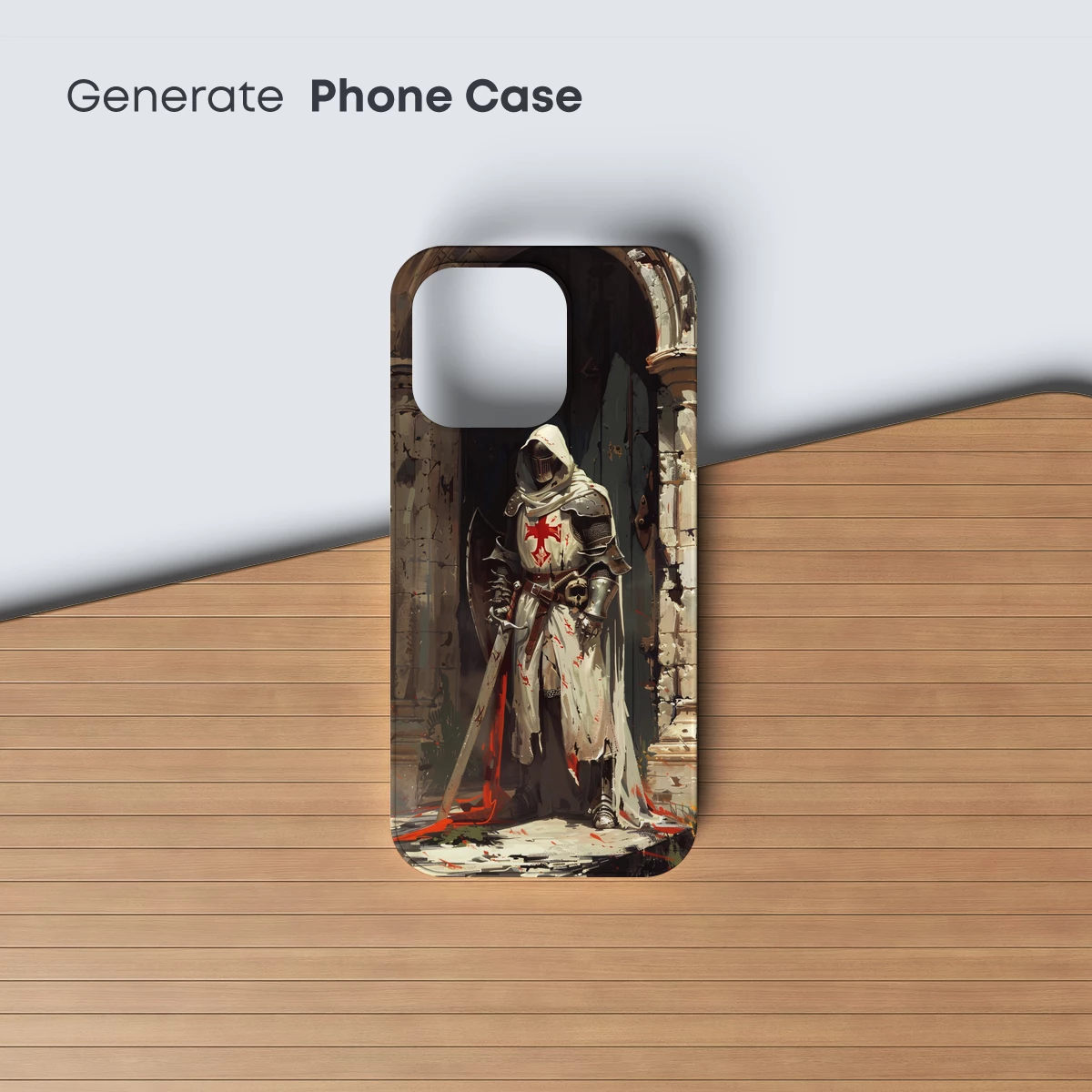 Bloodstained Templar Knight in Ruins - Image 3