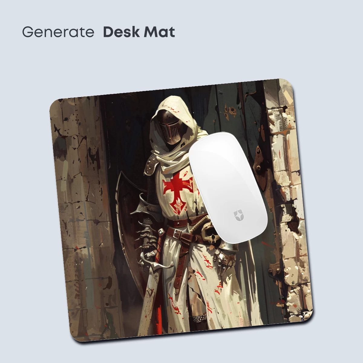 Bloodstained Templar Knight in Ruins - Image 4