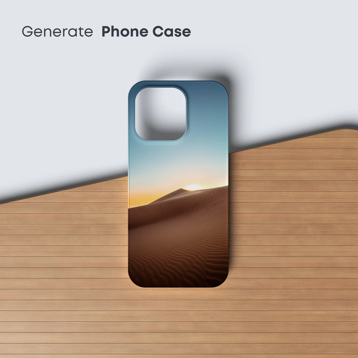 Golden Dunes at Dawn: Serene Desert Landscape - Image 3