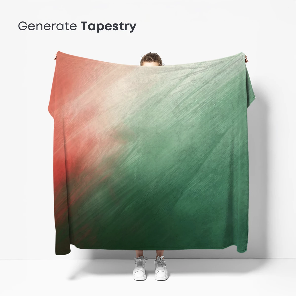 Blurred Dawn: Abstract Fusion of Red and Green - Image 5