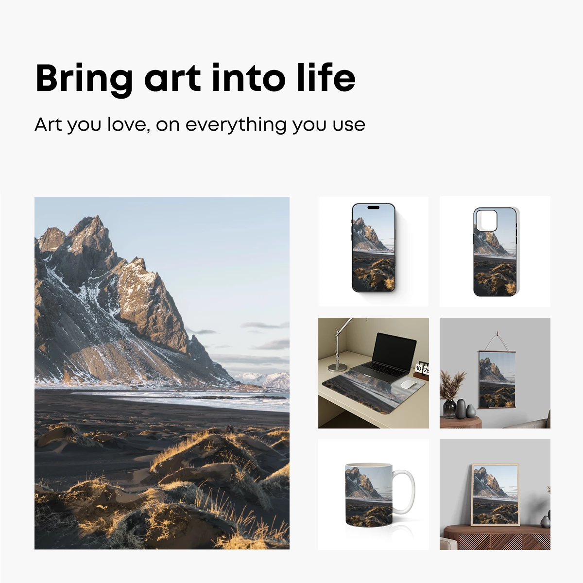 Eternal Black Sands: Vestrahorn's Majestic Shadow