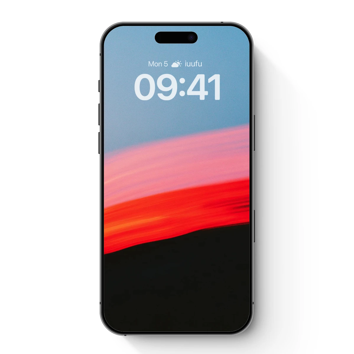 Fiery Sunset Wave: Abstract Motion Art