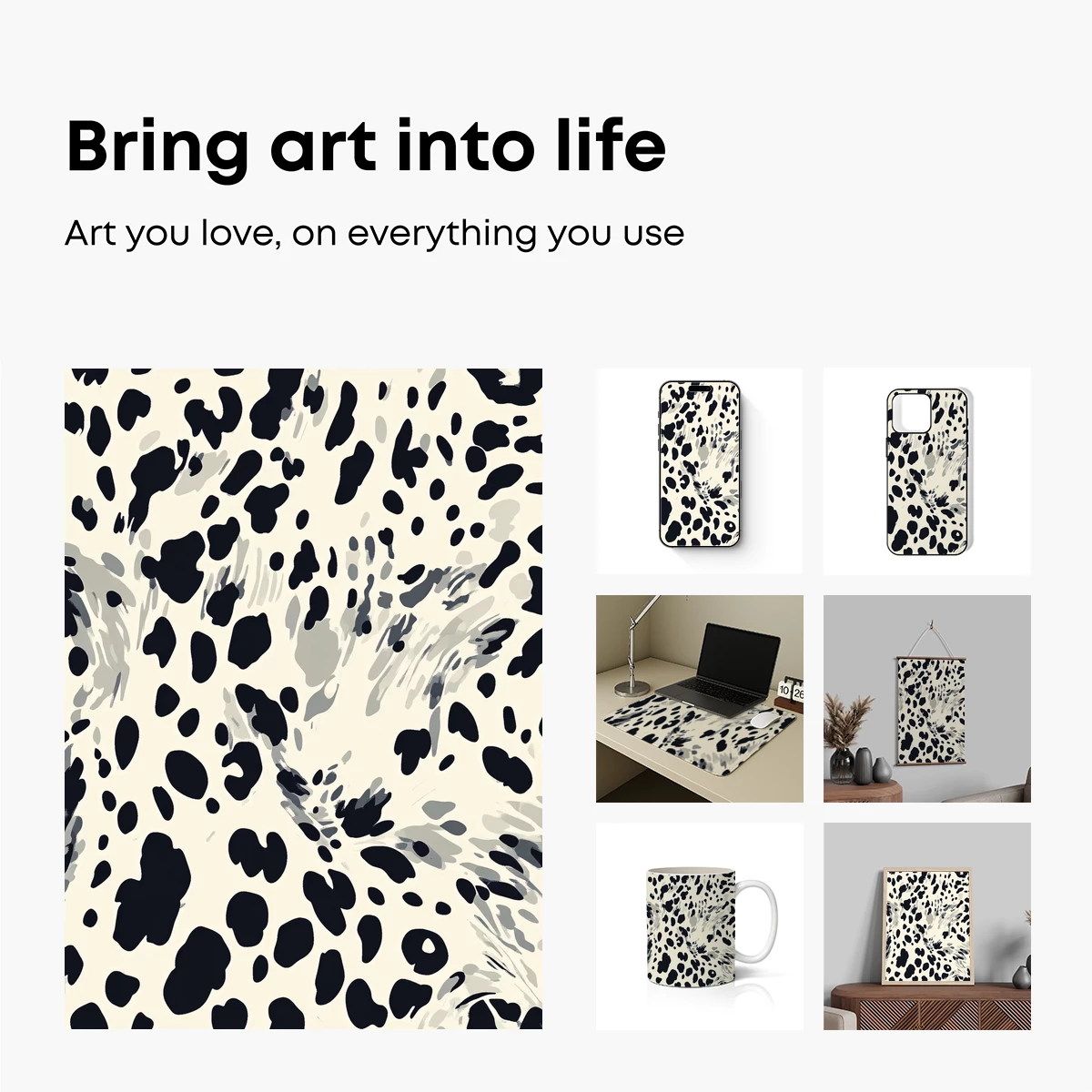 Abstract Leopard Print Whirlpool - Image 2