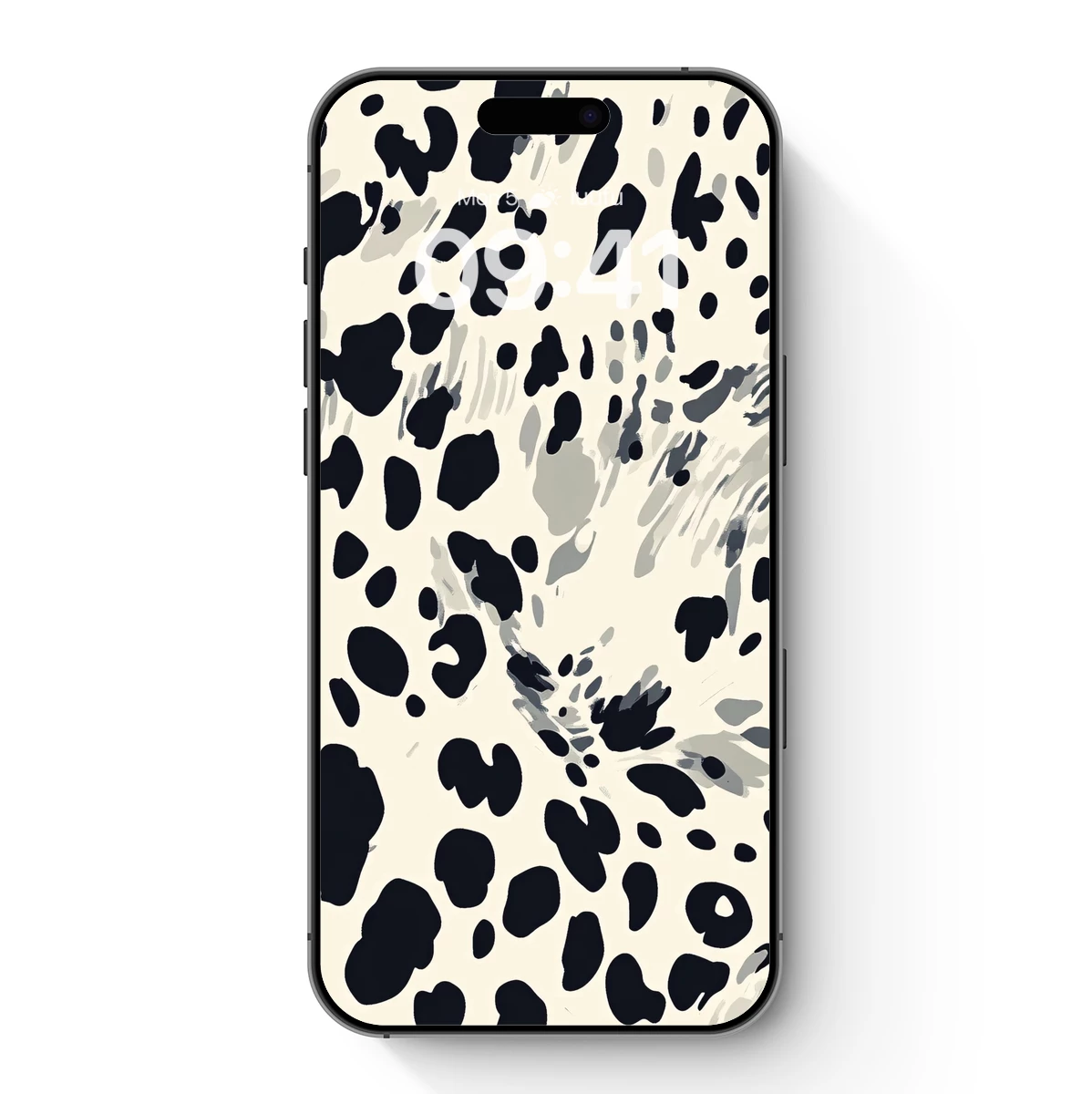 Abstract Leopard Print Whirlpool