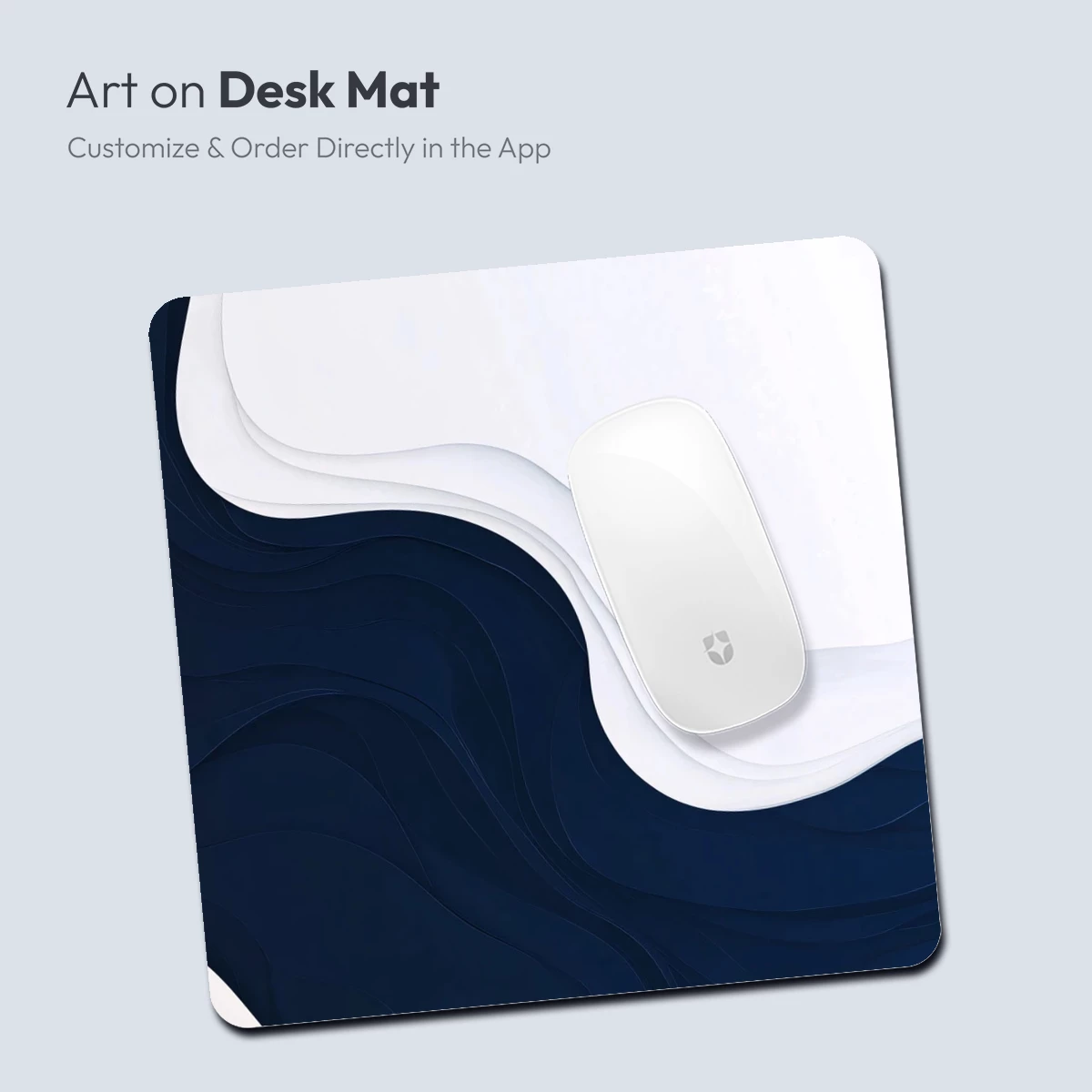 Elegant Navy Waves: Abstract Fluidity in Motion - Image 4