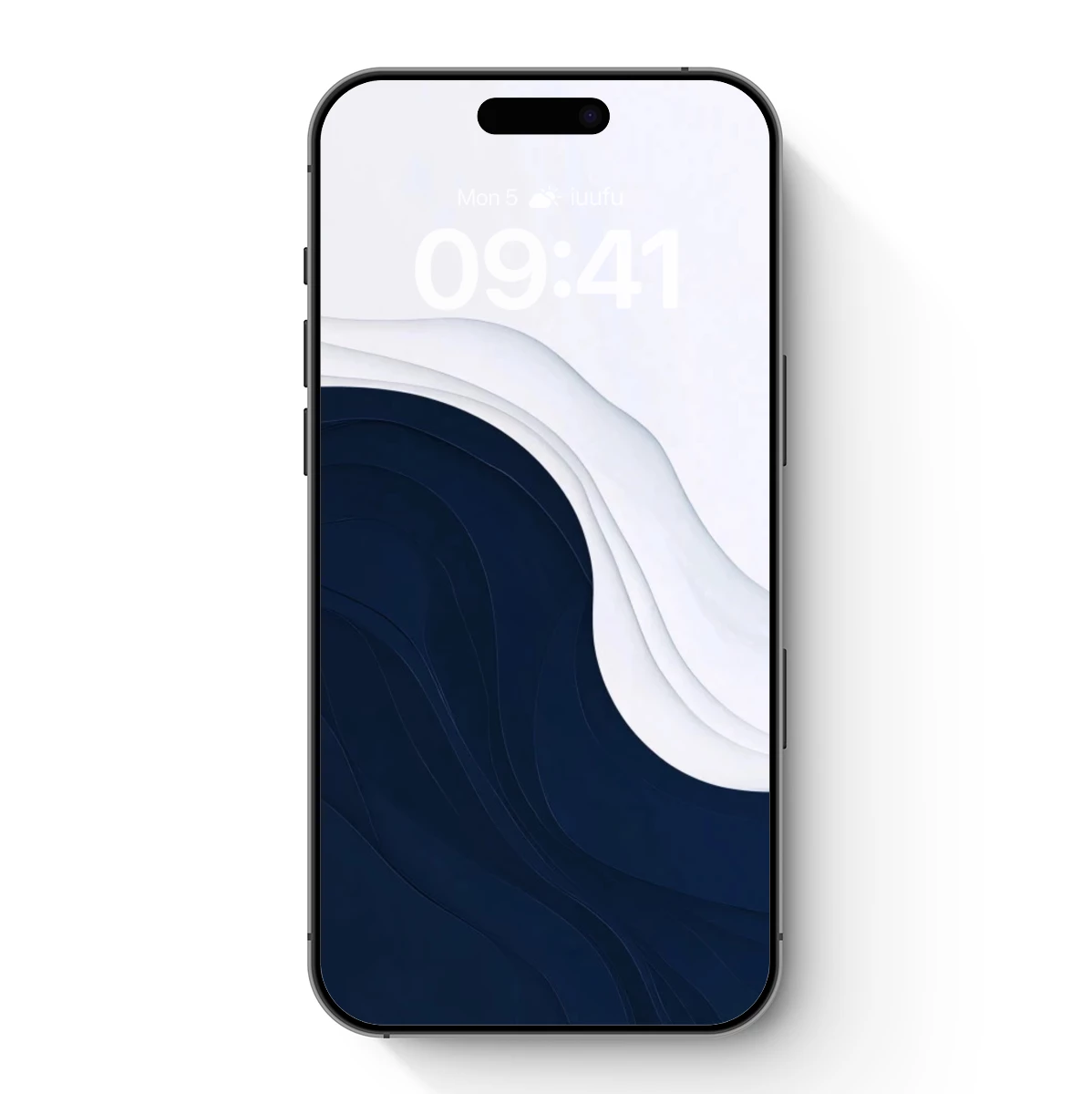 Elegant Navy Waves: Abstract Fluidity in Motion