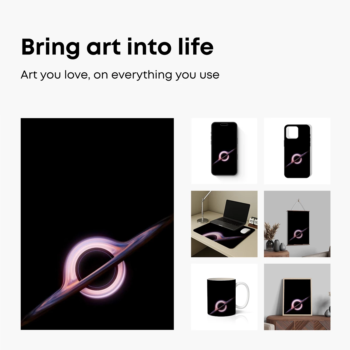 Eclipse of Eternity: Cosmic Ring in Darkness - Image 2