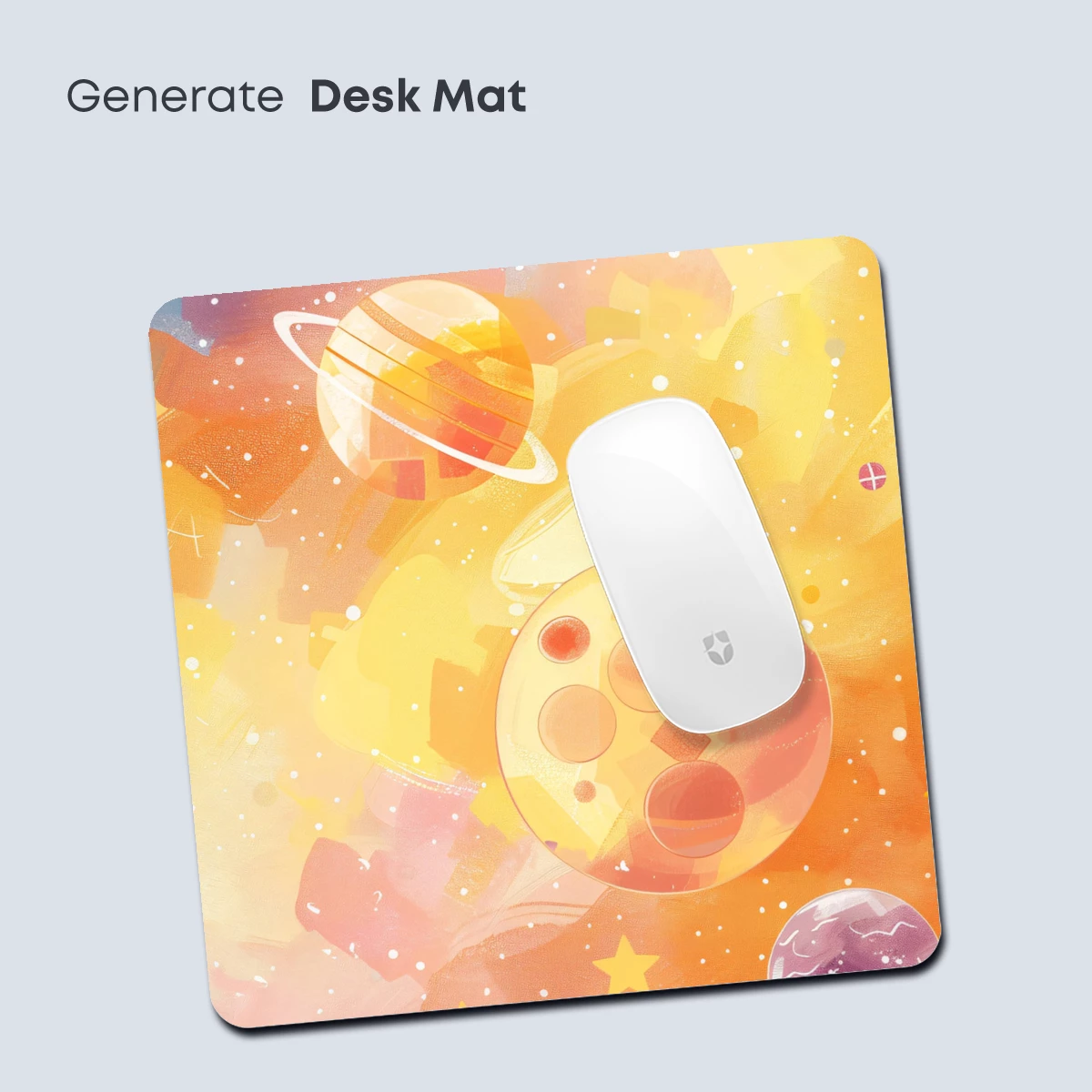 Cosmic Dreamscape: Whimsical Planets in Pastel Harmony - Image 4