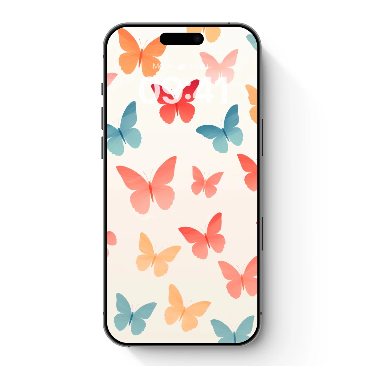 Butterfly Symphony in Pastel Hues