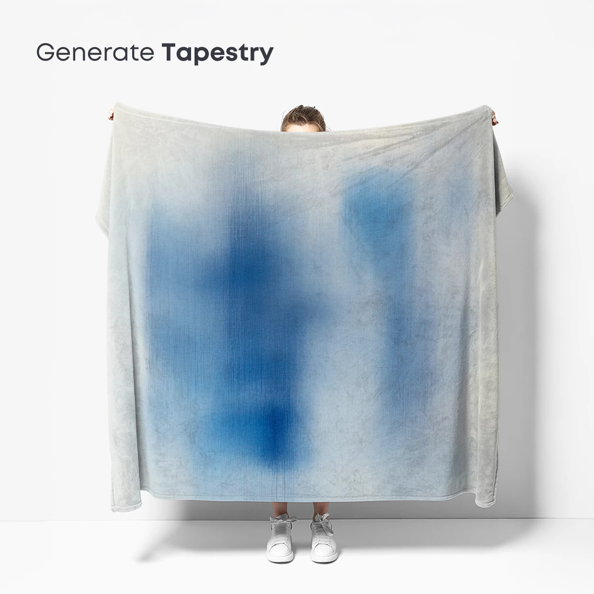 Blue Haze Elegance: Abstract Ethereal Forms - Image 5