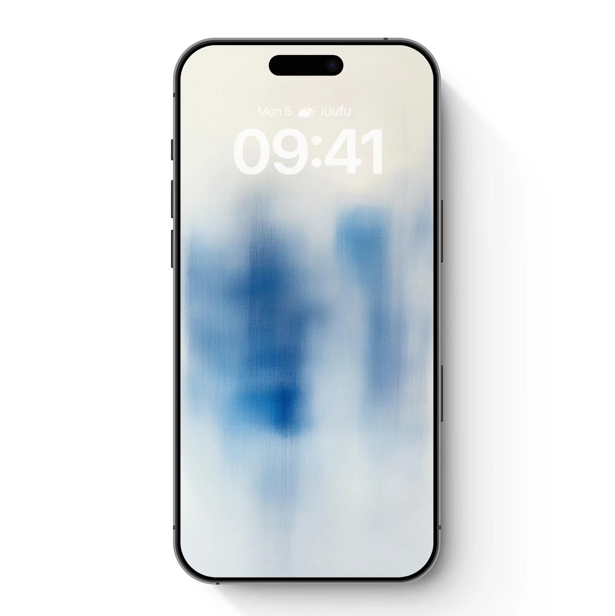 Blue Haze Elegance: Abstract Ethereal Forms