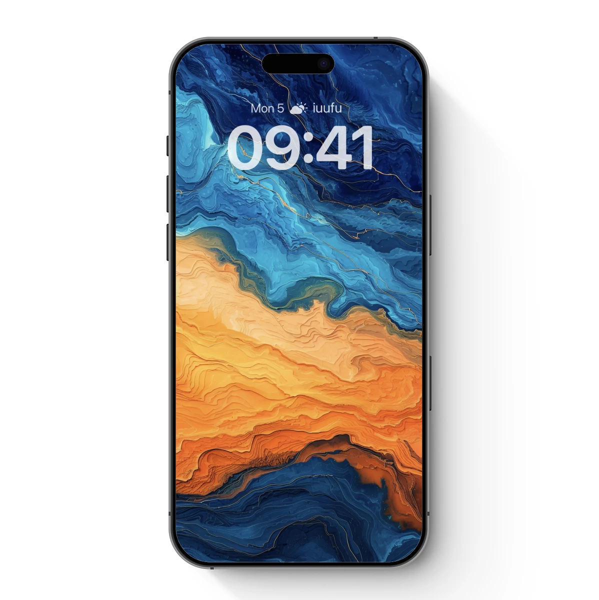 Oceanic Sunset Waves: Abstract Fusion Art